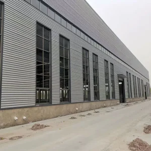 Multi-Span Modern Prefab Steel Structure Warehouse Steel Metal Building