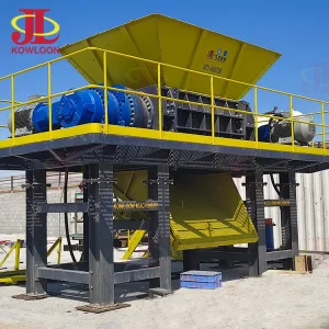 Industrial Refuse Derived Fuel Rdf Waste Shredding Machine Fabric Leather Textile Msw Shredder