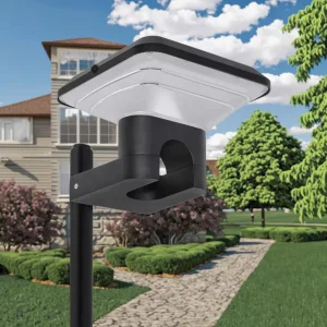 Linterna recargable solar moderna para uso en jardín al aire libre