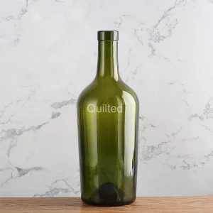Round Green Bottle