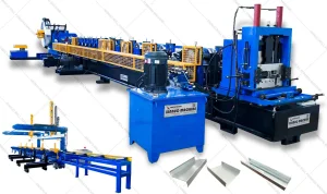 High Precision Steel C-Purlin Automatic Punching and Forming Machine