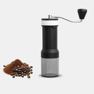 Wholesale Cafe Coffee Tools Stainless Steel Body Ceramic Burr Adjustable Hand Manual Coffee Grinder Mill