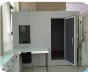 Sala de audiometría aislada de sonido de alta calidad