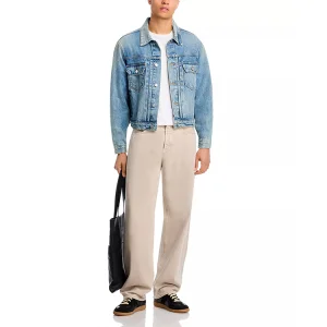 Long Sleeve Vintage Regular Wash Eco-Friendly 100% Cotton Denim Trucker Jacket