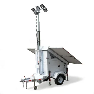 Assembled Solar Hydraulic Lifting Solar Lighting Tower For Outdoors