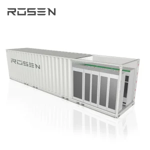 Sistema de Almacenamiento de Baterías para Uso Industrial de Respaldo Solar 1mwh Batería a Escala de Utilidad