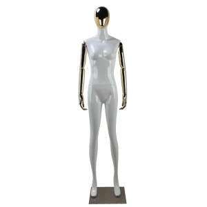 High Quality Golden Face Movable Joints Female Mannequin