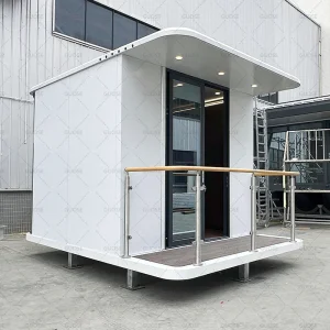 Casa Container Micro Móvel Portátil de Aço Retrátil, Residência, Escritório Villa, Casa Prefabricada Pronta para Morar
