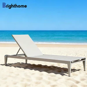 Factory Price Aluminum Laybed Pool Garden Outdoor Chaise Sun Lounger