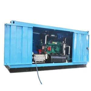 15000psi 100MPa High Pressure Cold Water Jetting Machine Diesel Cleaning Equipment