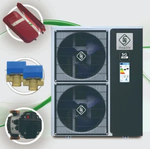 Factory Supply Home Appliance a+++ 16-50kw Air Source Monoblock R32 All in One DC Inverter WiFi Functional Thermal Pump Water Heating Heat Pump