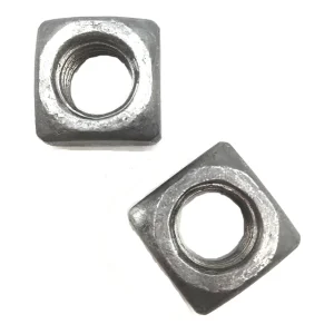 Chinese Factory Non-Standard Fastener Galvanized Plated Square Threaded Welding Nut Square Steel Customized Nuts