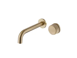 Brass Bathroom Basin Faucet Wall Mounted Modern Brass Bath Faucet