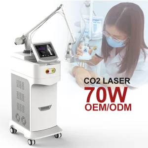 Máquina de láser fraccionado para rejuvenecimiento facial y tightening vaginal Winkonlaser OEM CE Aprobada 70W Tubo CO2