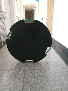 Almohadilla de soporte de alta resistencia para camión de bomba de concreto, mat estabilizador de HDPE con asa para fácil transporte