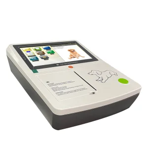Máquina de electrocardiografía ECG portátil digital completa de primera elección para animales