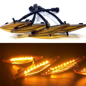 Amber Car Grille LED Light Auto Lighting Accessories Car LED Grille Lights Fit