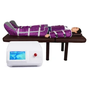 vibration plate fitness platform exercise machine for lymphatic drainage 24-airbags-pressotherapy-lymphatic-drainage-device
