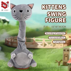 Small Animals Swing Plush Toys Children Soothe Toys (With Light And Sounds) Baby Educational Toys for Gift