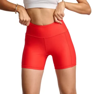 Women's Plus Size High Waist Seamless Quick Dry Moisture-Wicking Windproof Nylon Eco-Friendly Biker Shorts Running Cycling Racer