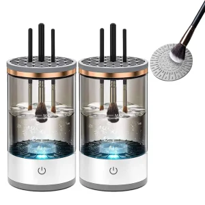 Electric Brush Cleaner with Rack