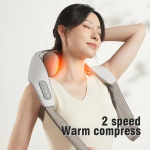Masajeador de cuello en forma de mano dual