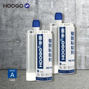 Hoogo High Load Anchoring Performance Epoxy Steel Chemical Anchor Glue CE &amp; ISO Certified for Rebar and Anchor Bolt Installation