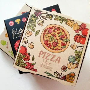 Caja pizza corrugada
