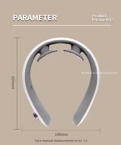 Masajeador de cuello físico terapéutico inteligente portátil recargable de calor