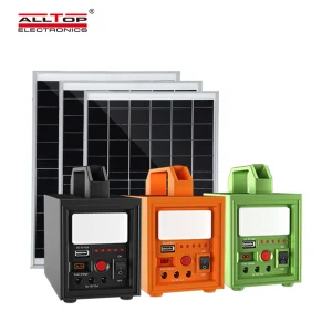 Alltop Portable Storage System USB DC AC Output Solar Energyinput Power Station for Outdoor Camping
