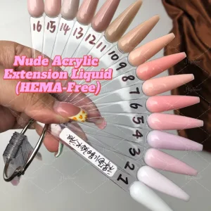 New Nails Construction Poly Gel Liquid Nude Acrylic UV Gel Builder