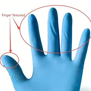 Ambidextrous and Wearing Fitness Disposable Nitrile Gloves Powder Free for Food Processing Examination/Laboratory/Beauty