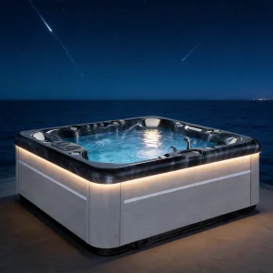 VIRLUX V1011 Sumptuous Retreat 6-Person Premium Spa with Full-Body Deep Muscle Relief Massage
