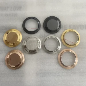 Stainless Steel Clear/Closed Back Case Watch Cases Bottom Back Cover Watch Part for Watch Repair and Replacement
