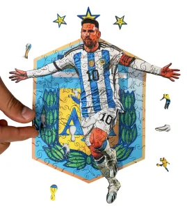 Wooden 3D Football Puzzle