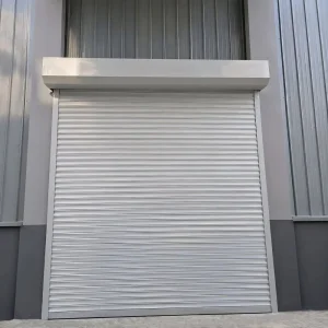 Secure Commercial Aluminum Rolling Shutter Garage Door for Retail Outlets Storefronts