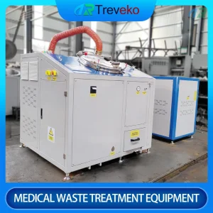Equipamento de Tratamento e Esterilização de Resíduos Médicos Automático com Tecnologia Biotérmica por Micro-ondas para Laboratório