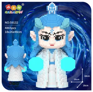 Existing Goods Stable Nezha Series Toy DIY Creative Puzzle Building Blocks