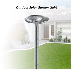 Factory Price Outdoor Energy Saving Landscape Waterproof UFO Park Solar Powered LED Garden Light