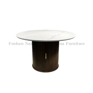 Conjunto de mesas de jantar de móveis modernos de Foshan para casa