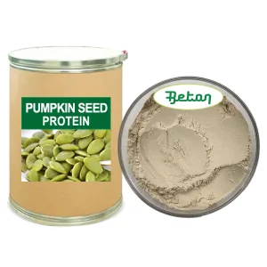 Food Grade Organic Water Soluble Pumpkin Seed Protein Powder Cold Pressed Raw Bulk Wholesale High Protein 60% 70% Standard