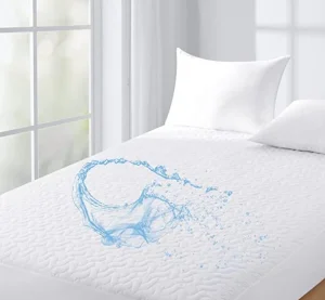 Capa de colchão impermeável lavável, protetor de colchão acolchoado para hotel