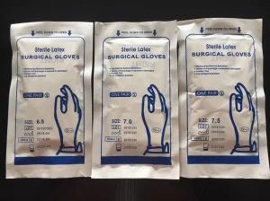 Luvas Cirúrgicas de látex descartáveis