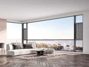 French Window with Fly Screen