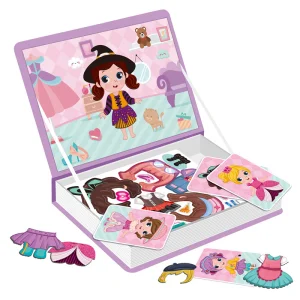 DIY Clothing Match Game Girl Dress up Early Learning Toy Magnetic Puzzle