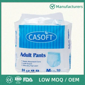 Calças descartáveis para adultos, calças íntimas baratas para idosos, fabricação de fábrica, OEM ODM, fraldas protetoras médicas, cuecas absorventes de alta qualidade para uso noturno