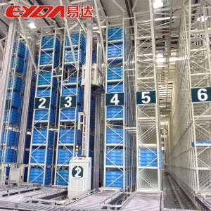 New Energy Automated Storage Retrieval System (ASRS) Smart Racking Customized Steel Industrial Shelves High Bay Warehouse Robot