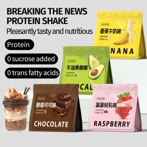 Protein Shake Private Label Multi-Taste Nutrition Milkshake Breakfast Cereal Meal Replacement Protein Diet Shake Powder