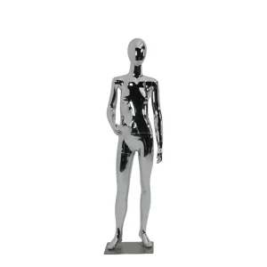 Good Quality Wholesale Fiberglass Mannequin for Boy Full Body Children Gold Plating Kids Mannequin