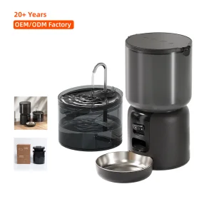 New Series Pet Feeder Set Smart Pet Feeding Water Set 4L